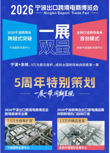 2026宁波跨博会：华东跨境领航盛会，5月双馆联动启幕！